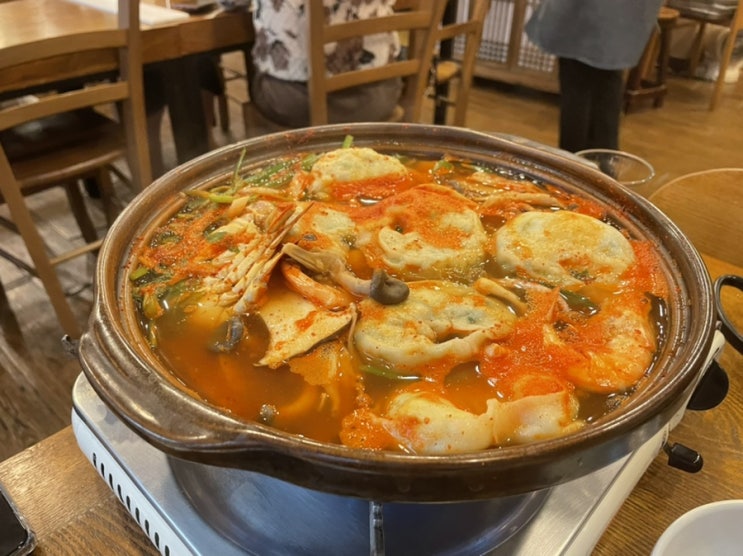  영등포구청) 해물만두전골 완전 맛집 인정!