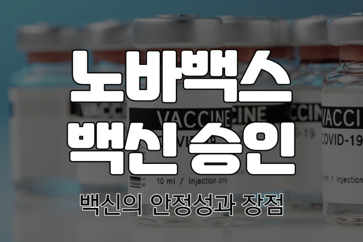  노바백스 어느나라 백신 국내 승인은 언제?  |  예방률과 장점