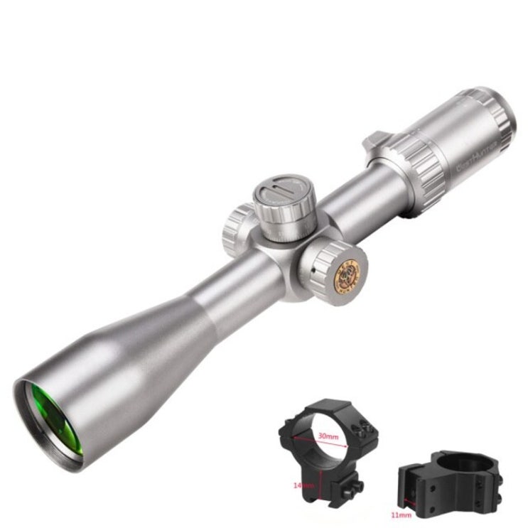 리뷰가 좋은 모신나강 스코프 WESTHUNTER HD 4 16X44 FFP Tactical Scope Silver First Focal Plane Riflescope Paralla