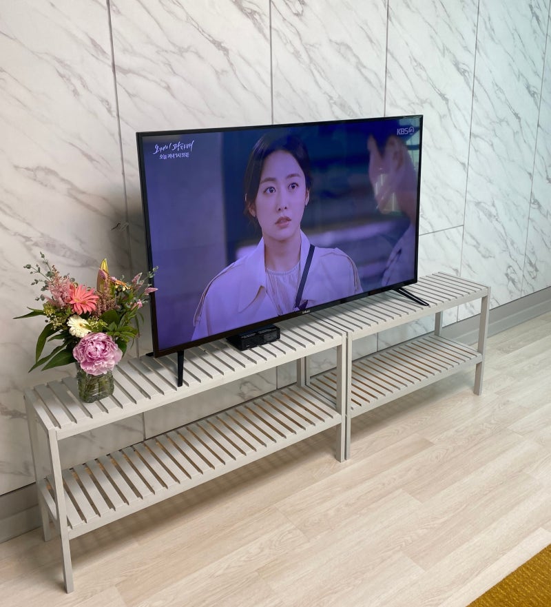 다이소 젯소&페인트&바니쉬로 원목테이블/의자 셀프페인팅 : 네이버 블로그