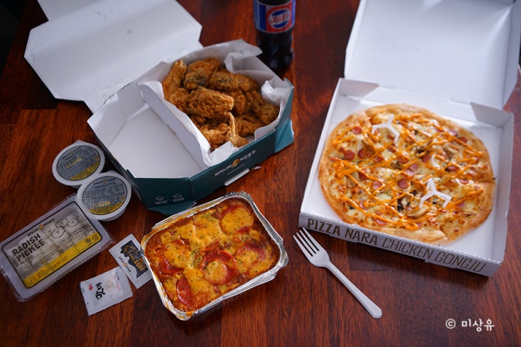 피자나라 치킨공주 신제품 출시! 핫마요피치세트 & 페퍼로니스파게티