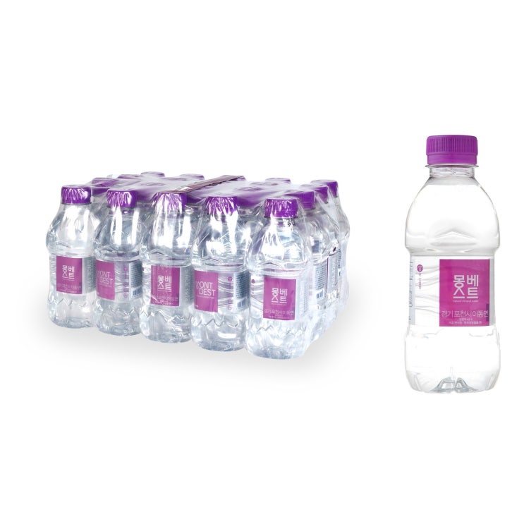 핵가성비 좋은 몽베스트 330ml x 20펫 40펫 60펫 80펫 미니 도시락 아기 생수 식수 물 배달 먹는샘물 오후1시이전주문시당일발송 좋아요