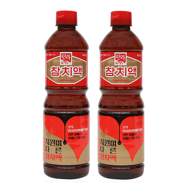 인지도 있는 한라 참치액 900ml x 2개입, 단품 좋아요