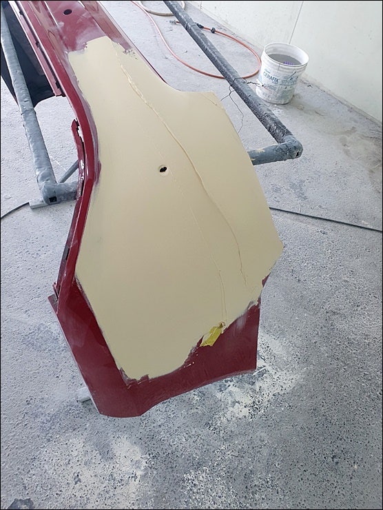 경기 남양주 오남읍 / 범퍼수리 판금도색 / 벤츠 E클래스 카브리올레