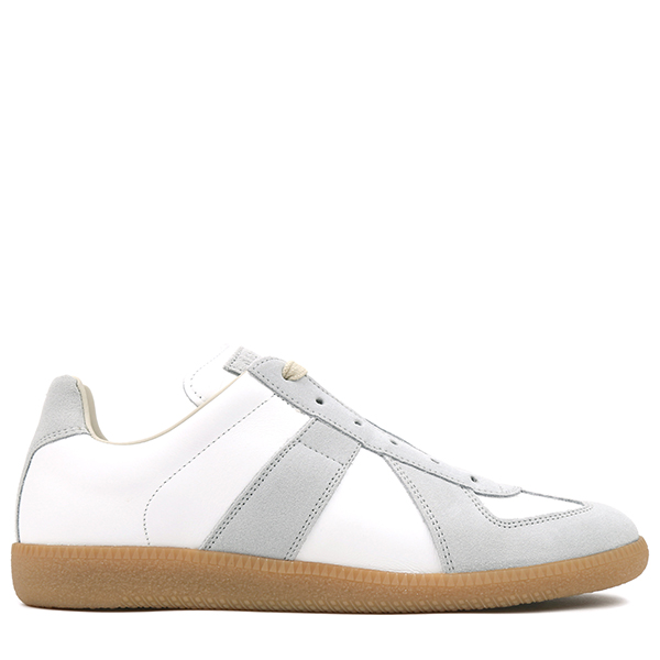  잘나가는 마르지엘라 20FW 화이트 그레이 레더 독일군 스니커즈 S57WS0236 P1895 101 좋아요