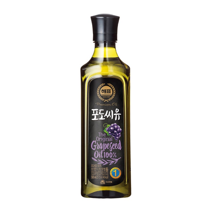 선택고민 해결 해표 포도씨유, 500ml, 1개 좋아요 선택고민 해결 해표 포도씨유, 500ml, 1개 좋아요