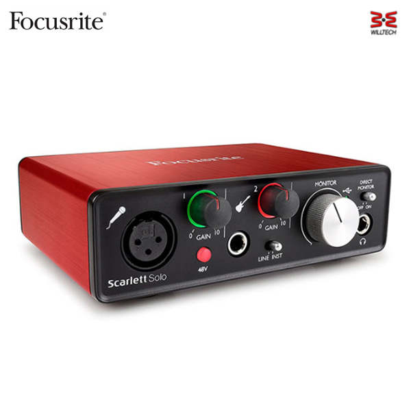 인기있는 Focusrite Scarlett 스칼렛솔로 2in 2out 인터페이스, Scarlett-solo/스칼렛솔로 좋아요