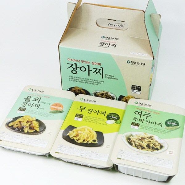 후기가 정말 좋은 단풍만나원 주박장아찌 3종선물세트 (울외500g+무500g+여주500g), 1개, 1.5kg 추천합니다