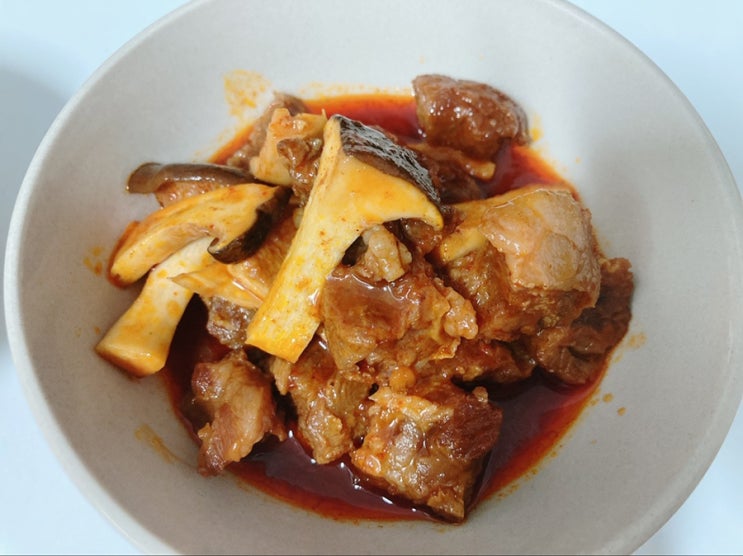  [내돈내산] 청정원 매운갈비양념으로 매운 소갈비찜만들기