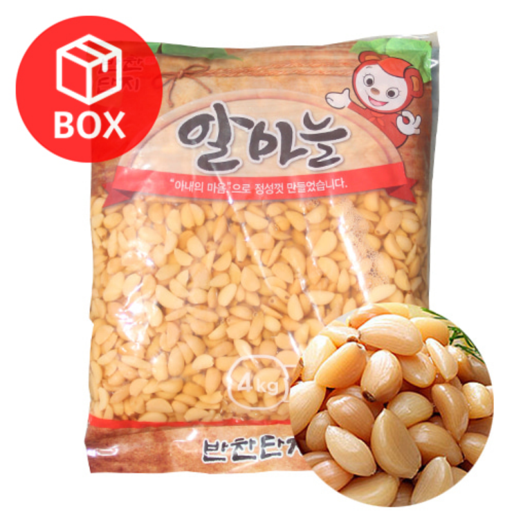 의외로 인기있는 반찬단지 알마늘 1박스(4kg x 4개), 알마늘1박스(4개) 좋아요