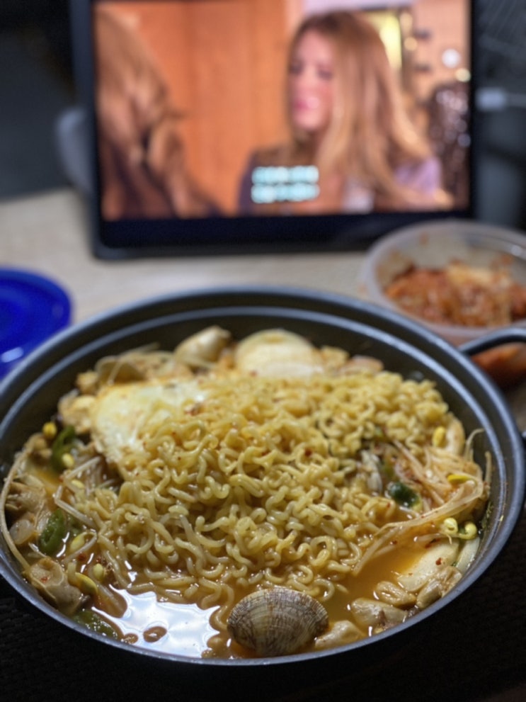  [집술, 집밥] 바지락 해물라면