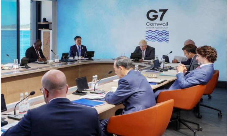  G7 참석  대한민국 자랑스럽습니다