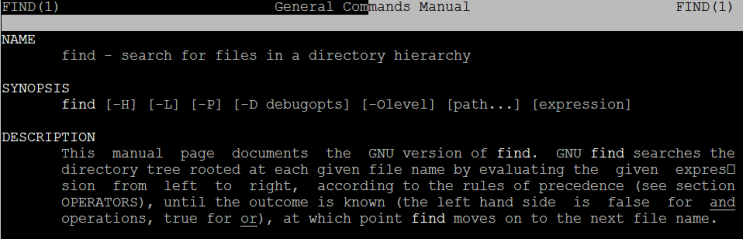  linux find 명령어