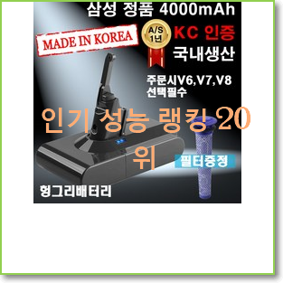 흥미로운 다이슨청소기배터리 꿀템 베스트 목록 순위 20위