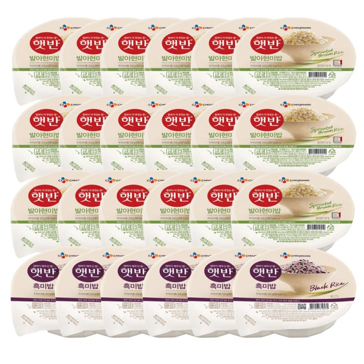 의외로 인기있는 CJ 현미 210g x 18p + 흑미 210g x 6p, 1세트 추천해요 의외로 인기있는 CJ 현미 210g x 18p + 흑미 210g x 6p, 1세트 추천해요