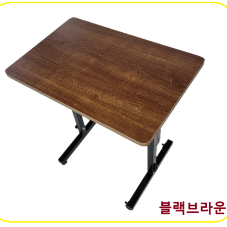 인기있는 13탄 이동식 스탠딩 높이조절 컴퓨터 게이밍 사이드 테이블 간이 슬림 보조 미니 책상, 블랙브라운 추천합니다 인기있는 13탄 이동식 스탠딩 높이조절 컴퓨터 게이밍 사이드 테이블 간이 슬림 보조 미니 책상, 블랙브라운 추천합니다