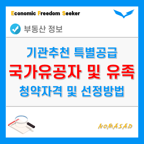 국가유공자 특별공급 대상주택, 청약 신청 자격 및 구비서류, 선정 우선순위 국가유공자 특별공급 대상주택, 청약 신청 자격 및 구비서류, 선정 우선순위