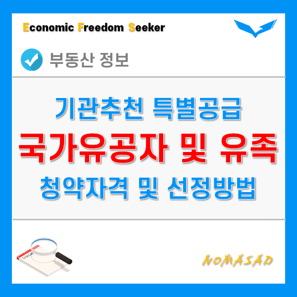 국가유공자 특별공급 대상주택, 청약 신청 자격 및 구비서류, 선정 우선순위