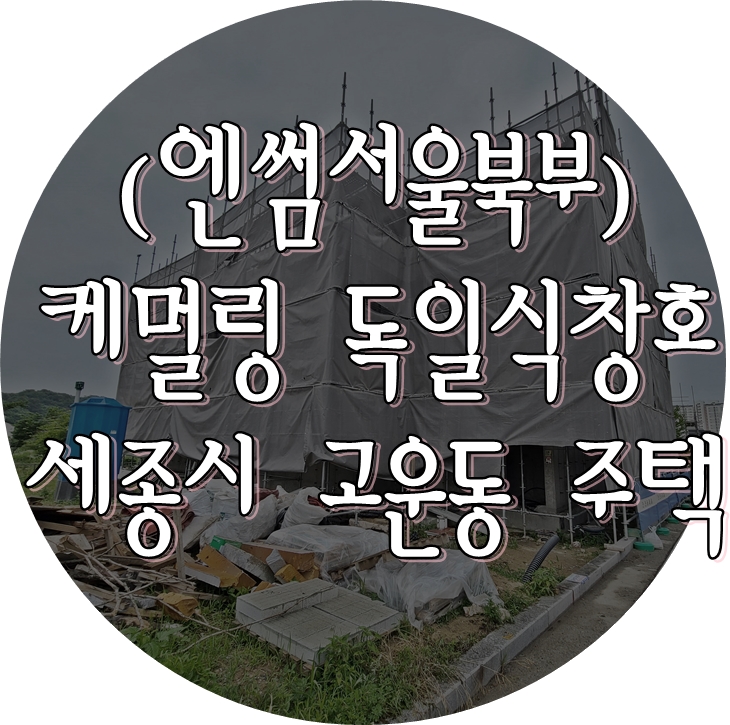  시스템창호 (엔썸) - 세종시 고운동 시공 (21.06.11-15)