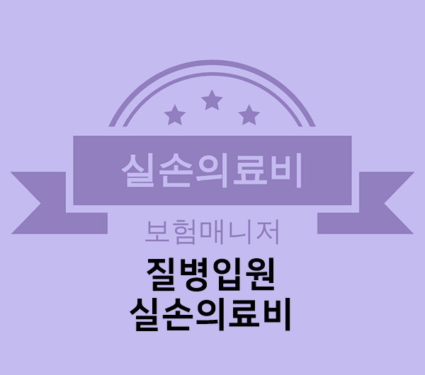  실손의료비 중 질병입원의료비의 보장내용 확인하기
