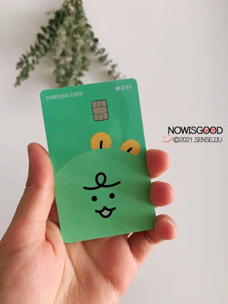 # 삼성카드 X 카카오페이 / 죠르디카드 실물! # 삼성카드 X 카카오페이 / 죠르디카드 실물!