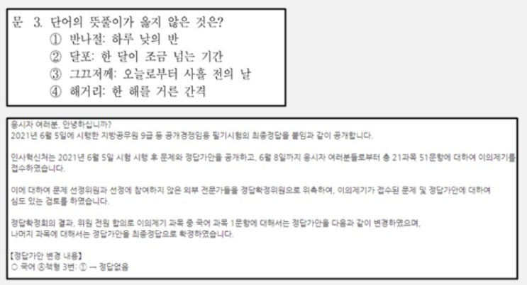  지방직 9급 '최종정답발표, 응시율 및 실경쟁률, 이후 시험일정' 정리