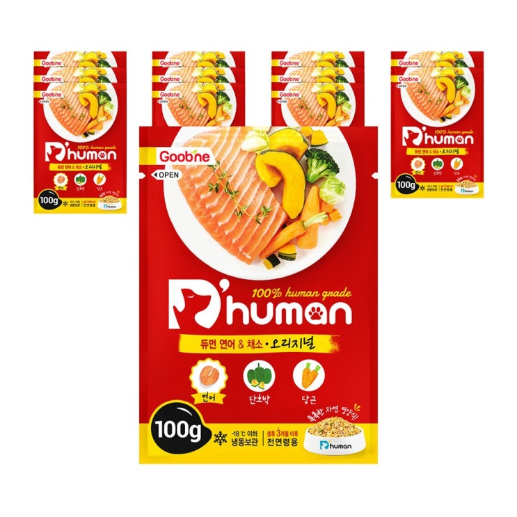 후기가 정말 좋은 듀먼 강아지 저칼로리 자연화식 100g 12팩, 연어&채소 오리지널 100g 추천합니다 후기가 정말 좋은 듀먼 강아지 저칼로리 자연화식 100g 12팩, 연어&채소 오리지널 100g 추천합니다