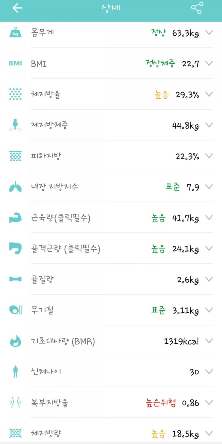  11일차(63.5->63.3)-0.2kg