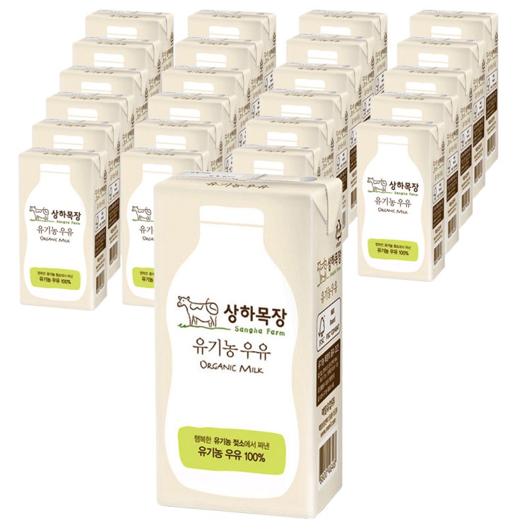 잘나가는 상하목장 유기농 우유, 190ml, 24개 추천합니다