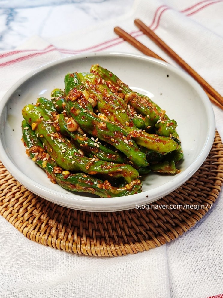 백종원 꽈리고추찜 만드는법 향과 아삭함이 좋은 요즘밑반찬 이거죠~ 꽈리고추무침