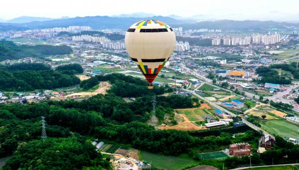  [충청미디어] 제천시 ‘열기구 사업’ 시동-시험비행 성료