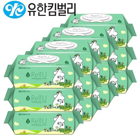 인지도 있는 릴리유 퓨어그린 무민에디션 78+10개입 유아물티슈, 12개, 88매 추천해요 인지도 있는 릴리유 퓨어그린 무민에디션 78+10개입 유아물티슈, 12개, 88매 추천해요