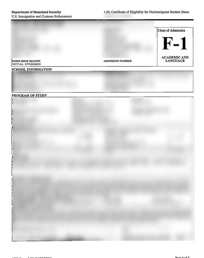 출국준비 6. 미국대사관에서 비자 인터뷰 보고, F1 비자 수령 4