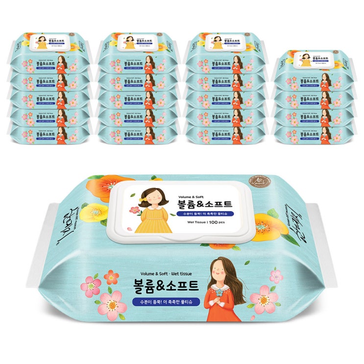 선호도 좋은 한예지 볼륨 소프트 물티슈, 100매입, 20팩 좋아요 선호도 좋은 한예지 볼륨 소프트 물티슈, 100매입, 20팩 좋아요