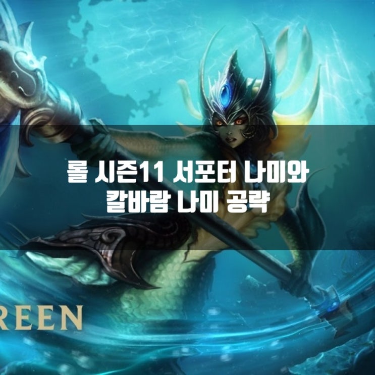 롤 나미룬, 칼바람 나미 공략 롤 나미룬, 칼바람 나미 공략