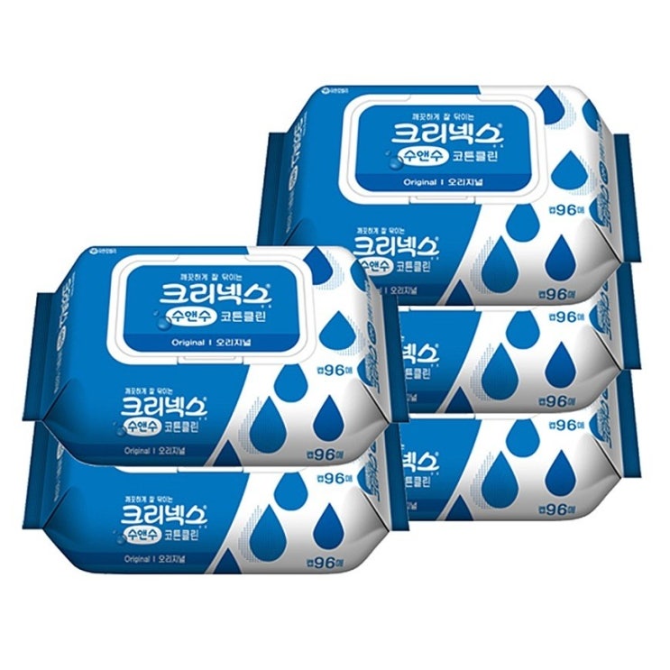 가성비갑 크리넥스 수앤수 코튼클린 오리지널 캡형 96매 물티슈, 96매입, 5팩 ··· 가성비갑 크리넥스 수앤수 코튼클린 오리지널 캡형 96매 물티슈, 96매입, 5팩 ···