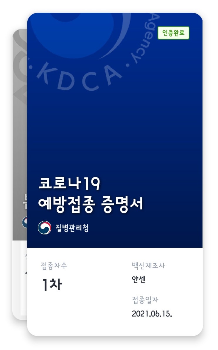  [잔여백신 성공] 《얀센》 백신 접종 후기