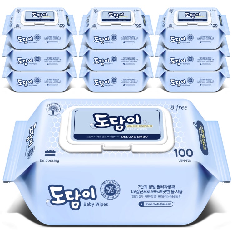 최근 많이 팔린 도담이 디럭스 엠보 유아물티슈 캡형, 100매, 10팩 추천합니다 최근 많이 팔린 도담이 디럭스 엠보 유아물티슈 캡형, 100매, 10팩 추천합니다