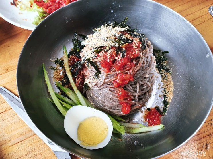  이미 맛집, 양양 영광정 메밀 막국수(메밀국수, 편육, 감자전)