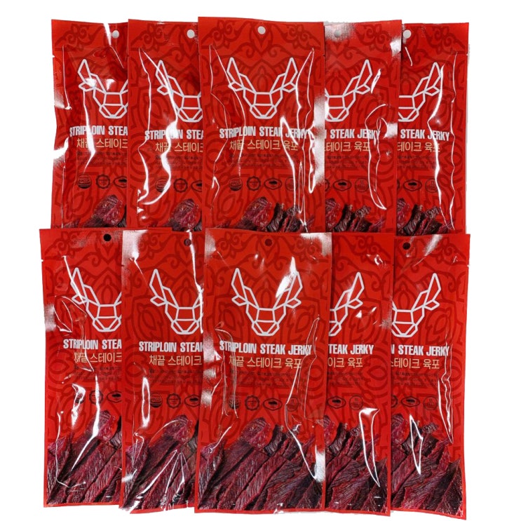 당신만 모르는 채끝 스테이크 육포, 50g, 10개 좋아요 당신만 모르는 채끝 스테이크 육포, 50g, 10개 좋아요