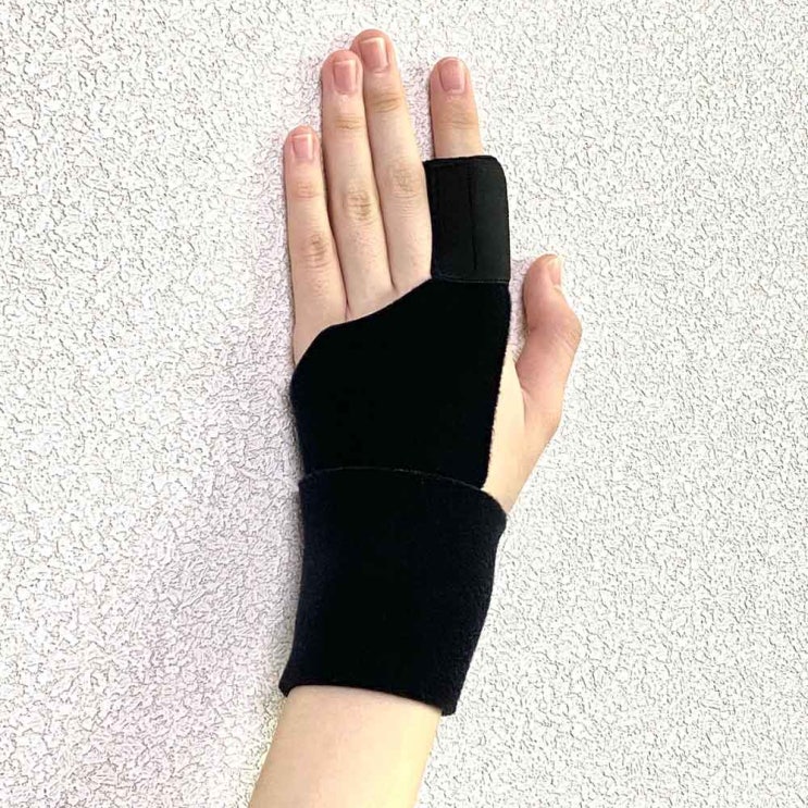  모든 손가락 대응 손목보호대 요청으로 개발