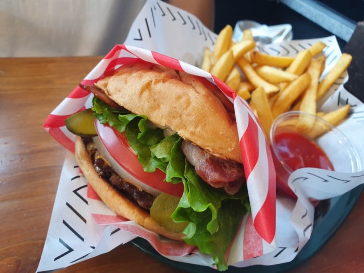  세븐데이즈버거, 천안 두정동 수제버거 맛집 (주차장정보 포함)