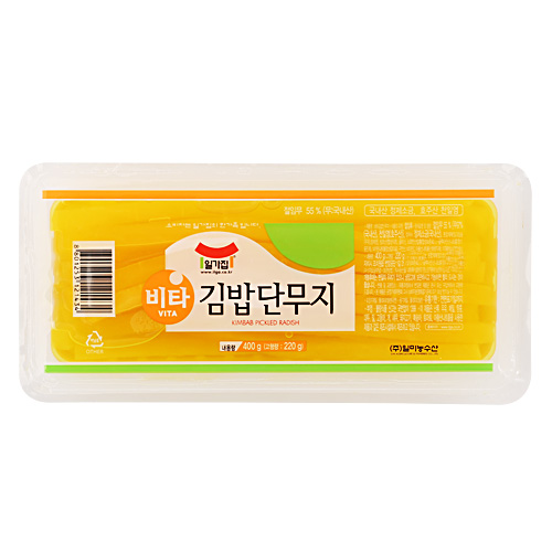최근 많이 팔린 비타김밥단무지400g/일미-6개 ···
