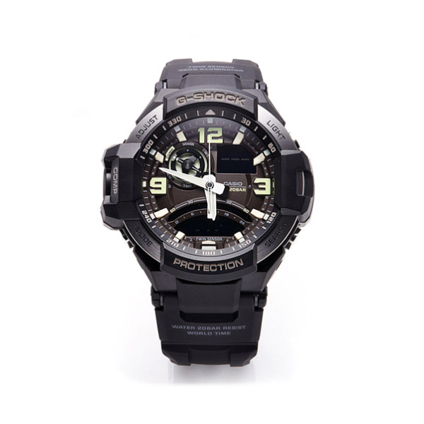 리뷰가 좋은 지샥 G-SHOCK GA-1000-1B SKY COCKPIT 스카이 콕핏 남성 우레탄시계 좋아요