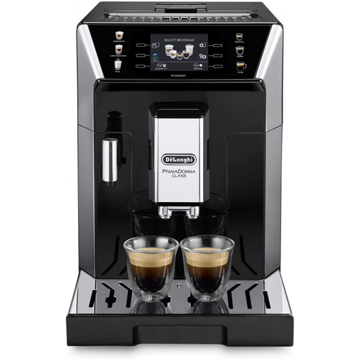 후기가 좋은 스페인직송 DeLonghi eCAM 550.55 SB 완전 자동 커피 머신 2L 캡슐 스테인레스 스틸 커피 메이커 새로운, 단일옵션 추천해요
