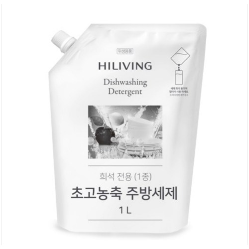 구매평 좋은 하이리빙 초고농축 주방 세제(1종) 1L(리필) 좋아요 구매평 좋은 하이리빙 초고농축 주방 세제(1종) 1L(리필) 좋아요
