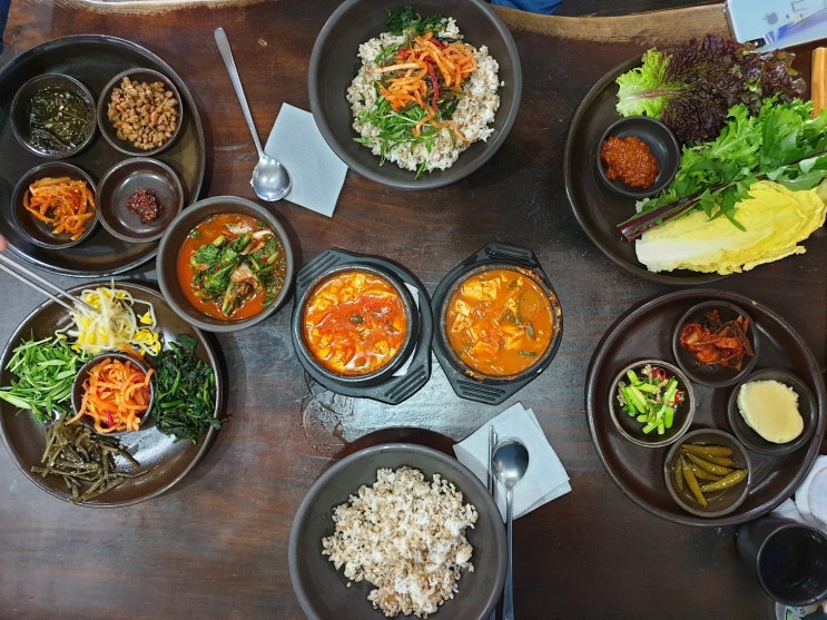  구로동 청국장 맛집 초가집 부뚜막 청국장 순두부찌개