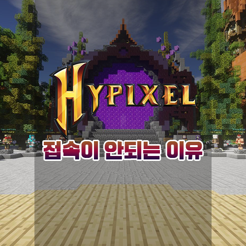 하이픽셀 접속이 안되는 이유 간단 정리 [디도스 공격]