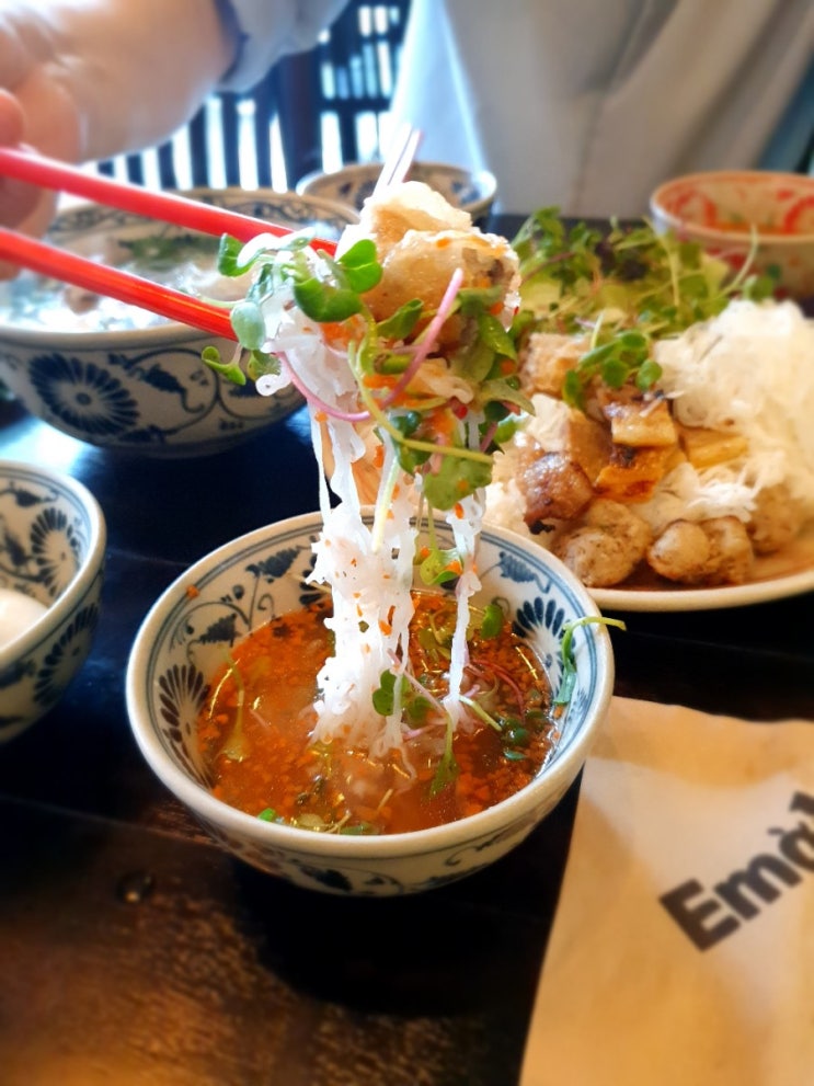  전북대 분짜맛집 에머이 (내돈내산 후기)