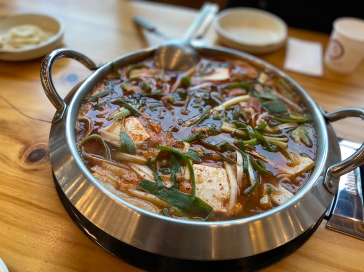 청주 강내 부대찌개 맛집 박박사부대찌개 얼큰한 국물 굿